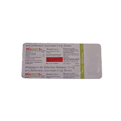 Mirasmart S 25 Strip Of 10 Tablets