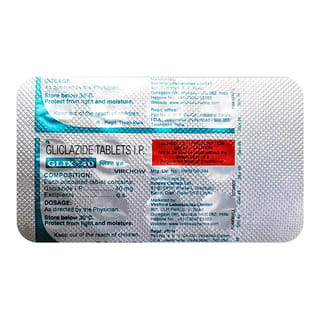 Glix 40Mg Strip Of 15 Tablets