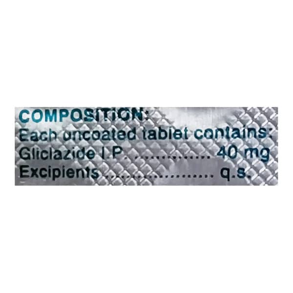 Glix 40Mg Strip Of 15 Tablets