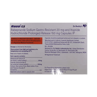 Razo It 20/150mg Strip Of 10 Tablets