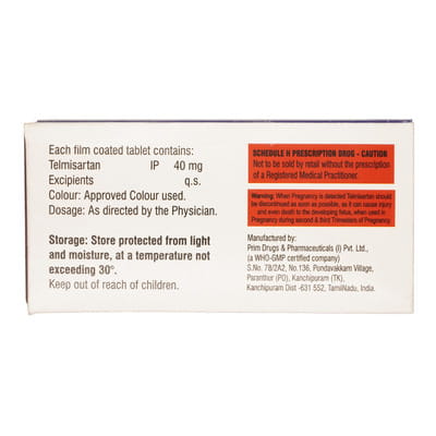Telvo 40mg Strip Of 15 Tablets