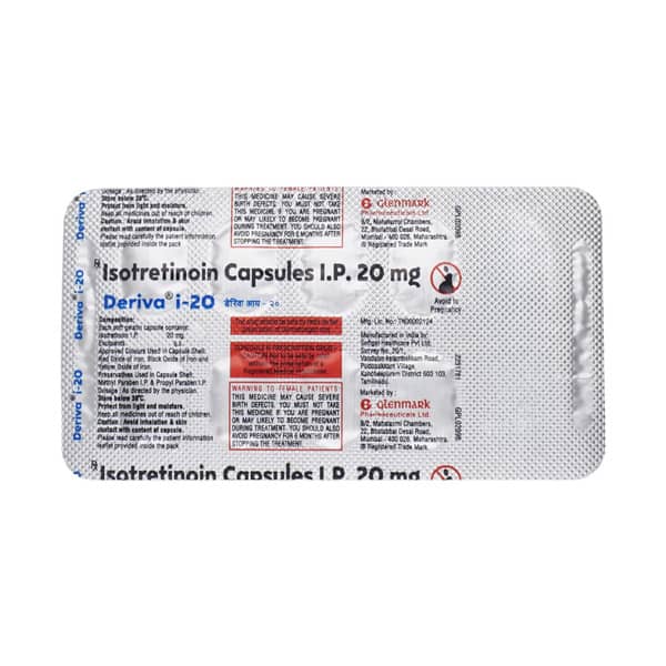 Deriva I 20Mg Strip Of 10 Softgel Capsules