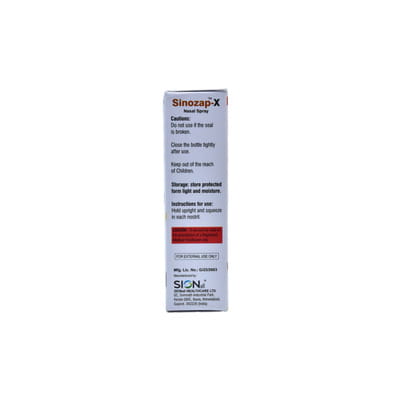 Sinozap X Bottle Of 10ml Nasal Spray