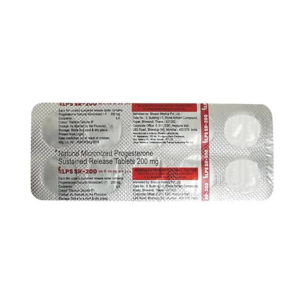 Lps 200Mg Sr Strip Of Tablets