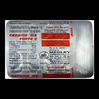 Gepride Ms Forte 2Mg Strip Of 10 Tablets
