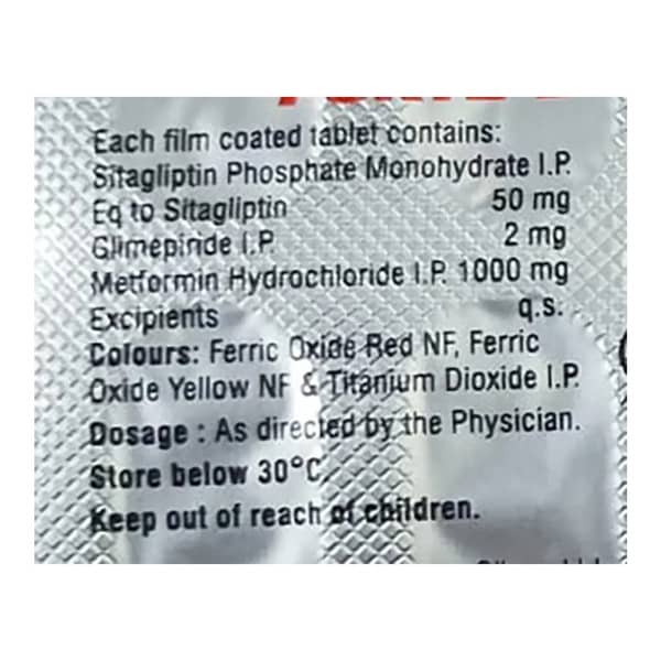 Gepride Ms Forte 2Mg Strip Of 10 Tablets