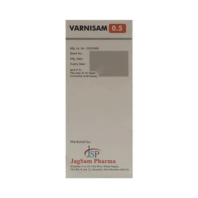 Varnisam 0.5mg Strip Of 10 Tablets