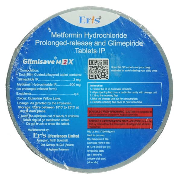Glimisave M 2Mg X Bottle Of 30 Tablets