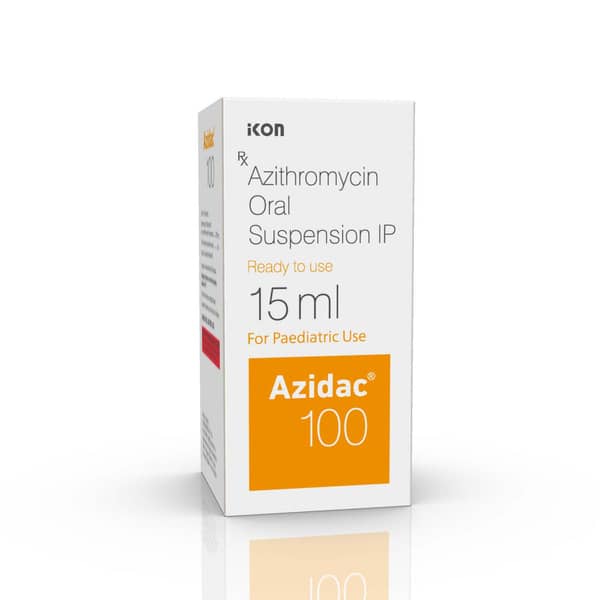 Azidac 100mg Bottle Of 15ml Suspension