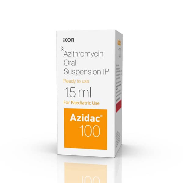 Azidac 100mg Bottle Of 15ml Suspension