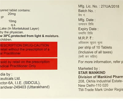 Bilachek M Strip Of 10 Tablets