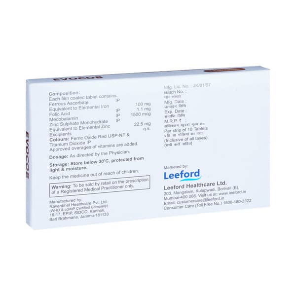 Evocob Strip Of 10 Tablets