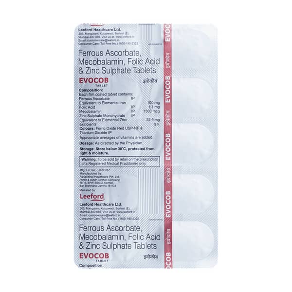 Evocob Strip Of 10 Tablets