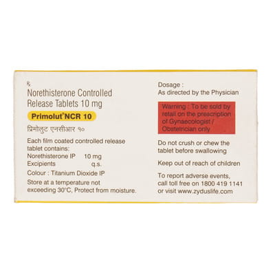 Primolut Ncr 10mg Strip Of 10 Tablets