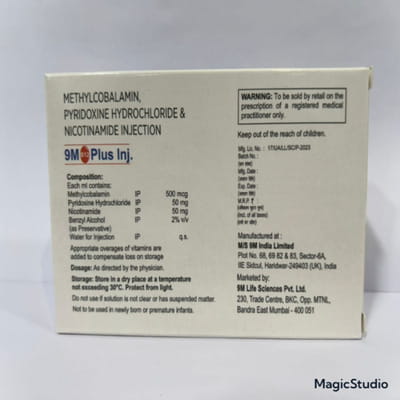 9m B12 Plus Ampoule Of 2ml Injection