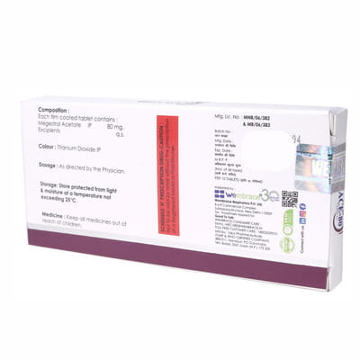 Mega Ace 80mg Strip Of 10 Tablets