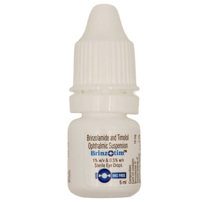 Brinzotim Bkc Free Bottle Of 5ml Eye Drops
