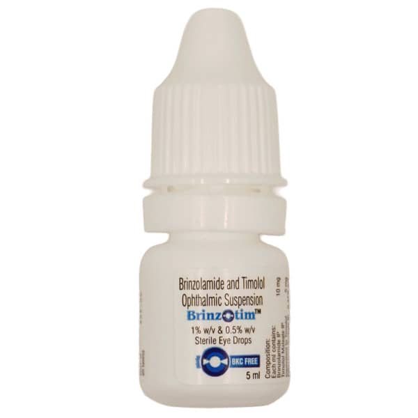 Brinzotim Bkc Free Bottle Of 5ml Eye Drops