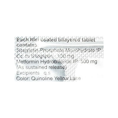 Sitalembic M Sr 100/500mg Strip Of 15 Tablets