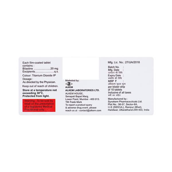 Prulastin 20mg Strip Of 10 Tablets