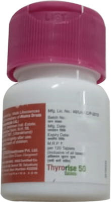 Thyrorise 50mcg Bottle Of 120 Tablets