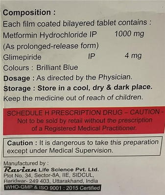 Nuglim M4 Forte Strip Of 15 Tablets