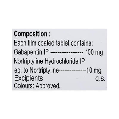 Gabapax Nt 100mg Strip Of 15 Tablets