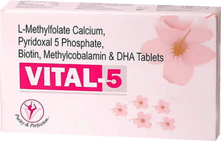 Vital 5 Strip Of 10 Tablets