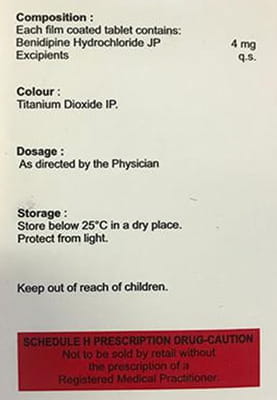 Beniflo 4mg Strip Of 15 Tablets