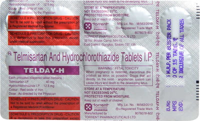 Telday H 40mg Strip Of 15 Tablets