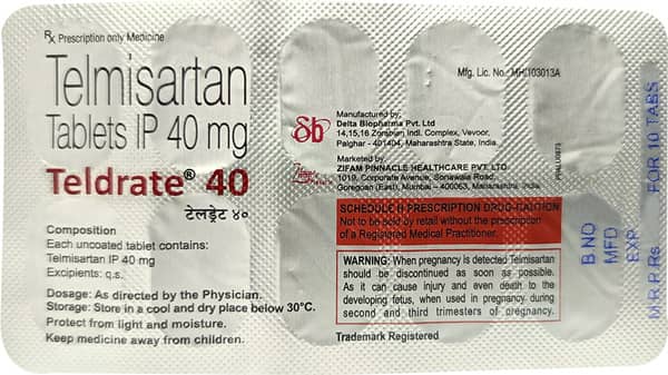Teldrate 40mg Strip Of 10 Tablets