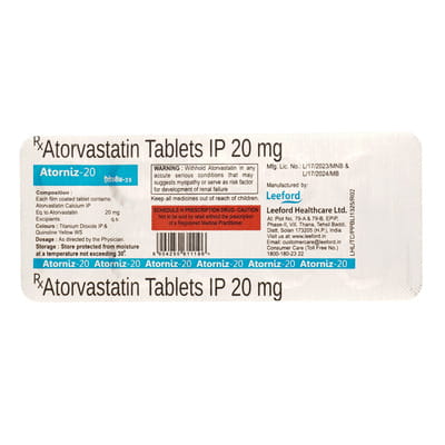 Atorniz 20 Strip Of 10 Tablets