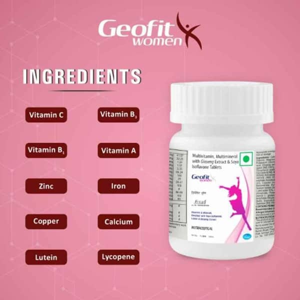 Geofit Women Bottle Of 30 Tablets