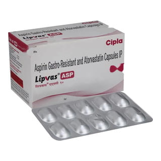 Lipvas Asp 10Mg Strip Of 10 Capsules