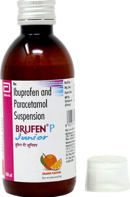 Brufen P Junior Orange Flavour Bottle Of 100ml Suspension