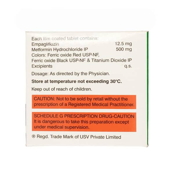 Xenia M 12.5/500mg Strip Of 10 Tablets