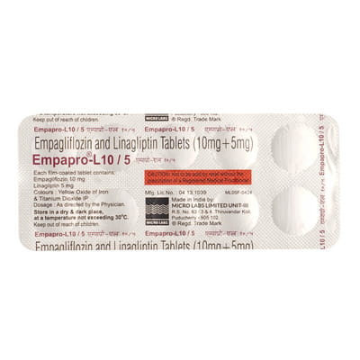 Empapro L 10/5mg Strip Of 10 Tablets