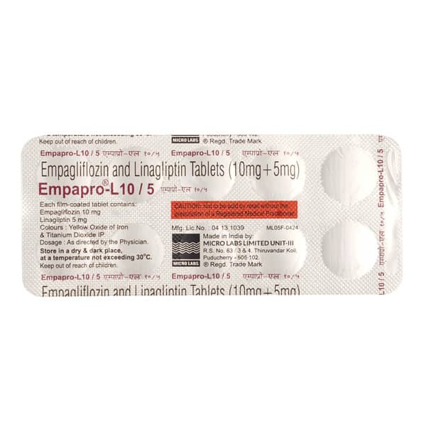 Empapro L 10/5mg Strip Of 10 Tablets