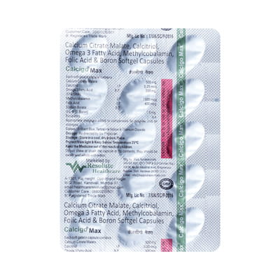 Calcigo Max Strip Of15 Softgel Capsules