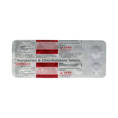 Telmifine Ch 40/12.5mg Strip Of 10 Tablets
