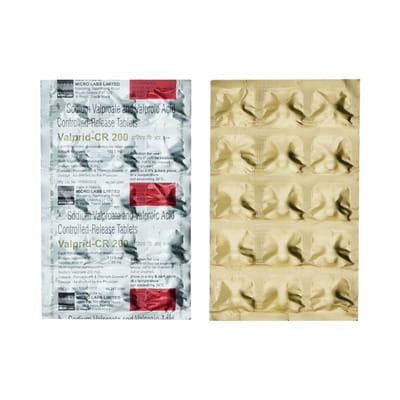 Valprid Cr 200mg Strip Of 15 Tablets