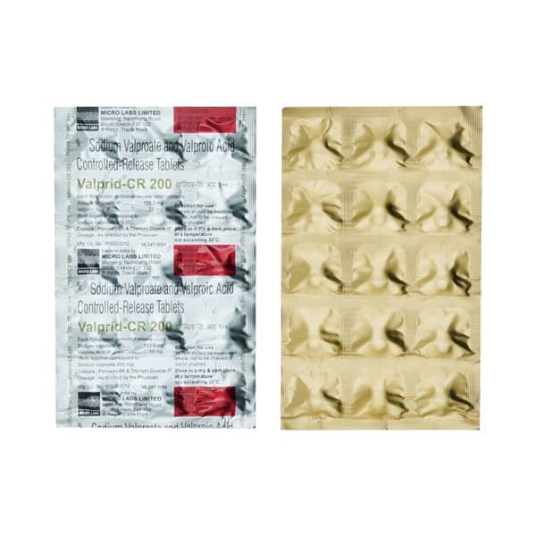 Valprid Cr 200mg Strip Of 15 Tablets