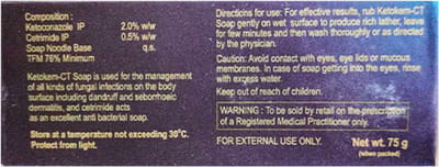 Ketokem Ct Box Of 75gm Soap