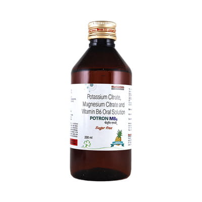Potron Mb6 Pineapple Flavour Sugar Free Bottle Of 200ml Oral Solution