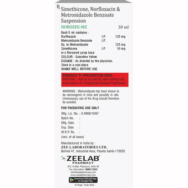 Norozee Mz Bottle Of 30ml Suspension