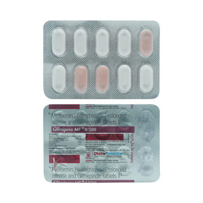 Glimiprex Mf 4/500mg Strip Of 10 Tablets