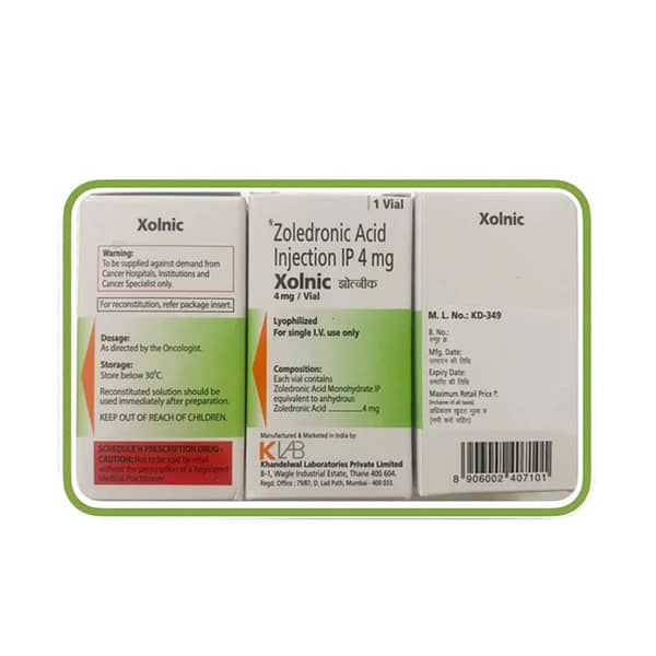 Xolnic 4Mg Dry Vial Of 1 Powder For Injection