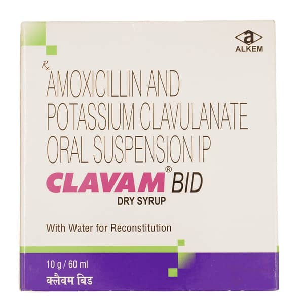 Clavam Bid Bottle Of 60ml Dry Syrup