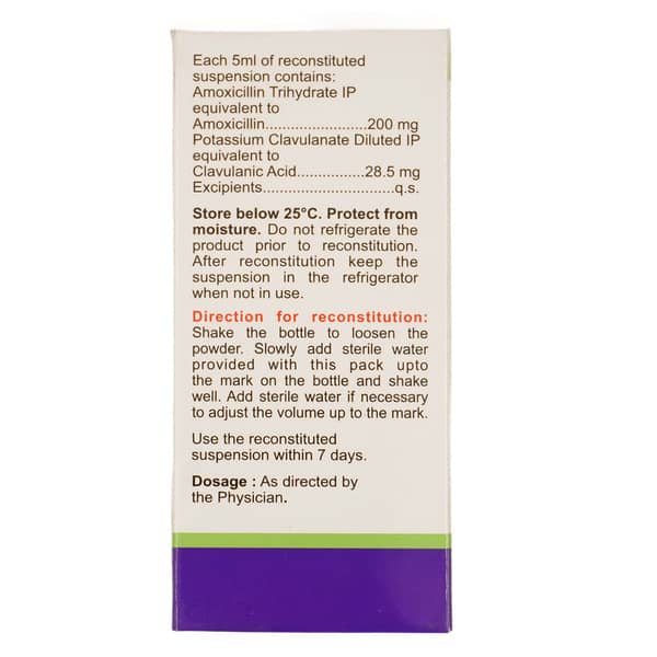 Clavam Bid Bottle Of 60ml Dry Syrup