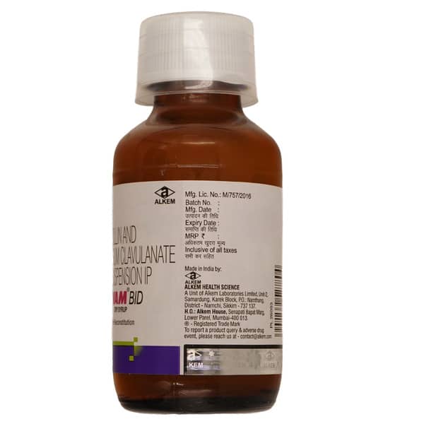Clavam Bid Bottle Of 60ml Dry Syrup
